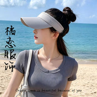 Unisex Golf Tennis Visor Sun Hat for Running and Outdoor Sports, Ice Silk Sun Protection
