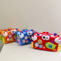 Multifunctional Crab Activity Cube with Music, Whack-a-Mole, and Fishing Game for Toddlers