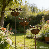 Rustic Garden Plant Fruit Ground Stake Decor