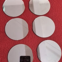 Customizable Round Glass Cosmetic Mirror Lens