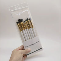 7-Piece Horse Hair Eye Makeup Brush Set with Storage Box