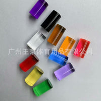 15mm Transparent Billiard Cue Ferrules for Pool Cues, Various Colors