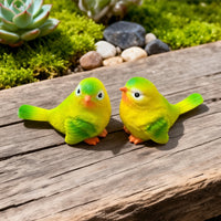 Resin Bird Figurines for Home Garden and Patio Decor