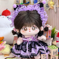 20cm Cotton Doll Clothes Set with Headwear for Plush Dolls