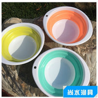 Portable Folding Fishing Bait Basin for Outdoor Use