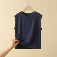 Kids' Modal Sleeveless T-Shirt for Boys, Soft Athletic Tank Top for Summer
