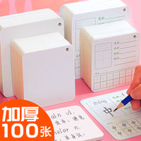 Blank Flashcards for Learning and Writing, White Cardstock