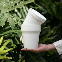 Thickened Desktop Imitation Terracotta Pot Simple Plastic Flower Pot for Home Gardening Succulents and Green Plants