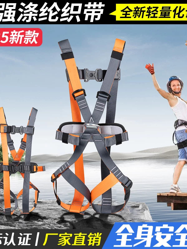 Full Body Climbing Harness for Outdoor Adventure and Protection