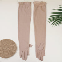 Women's Cotton UV Protection Arm Sleeves for Driving & Cycling