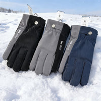 Men's Winter Thermal Cycling Gloves with Touchscreen Compatibility