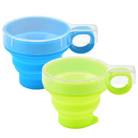 Collapsible Silicone Water Bottle Portable for Travel & Sports