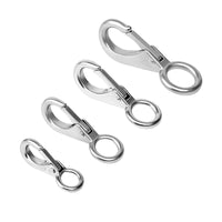 Stainless Steel Directional Spring Hook for Marine and Outdoor Use