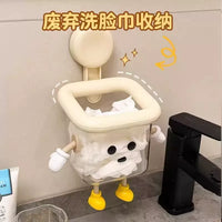 Wall-Mounted Facial Tissue Dispenser for Bathroom and Vanity