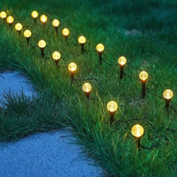Solar LED Bubble Ball String Lights for Outdoor Garden Decoration