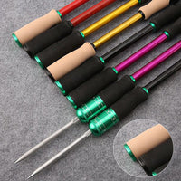 Fiberglass Raft Fishing Rod with Soft Tip for Shore Casting and Trolling