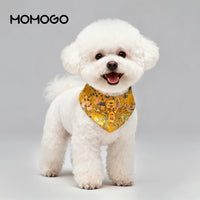 Pet Chinese New Year Tang Suit Cloak for Dogs and Cats - Teddy, Bichon, Wedding Attire, Neck Scarf, Hanfu Style