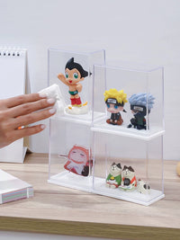 Japanese Imported Dustproof Display Storage Box for Badges, Cards, and Figurines