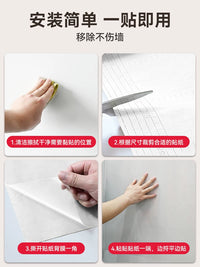 Self-Adhesive Transparent Wall Protector Film for Paint and Wallpaper, Anti-Scratch & Stain-Resistant
