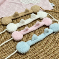 Doll Clothes Accessories: 20cm Cotton Doll Cat/Rabbit Earmuffs & Scarves