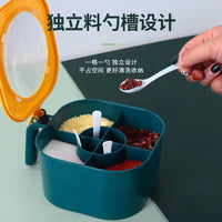 Multi-functional Kitchen Seasoning Box Set Household Divided Spice Container Integrated Kitchen Supplies