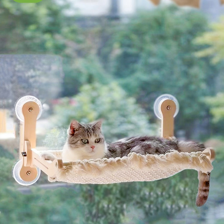 Cat Window Hammock Suction Cup Perch for Balcony Sunlight Viewing