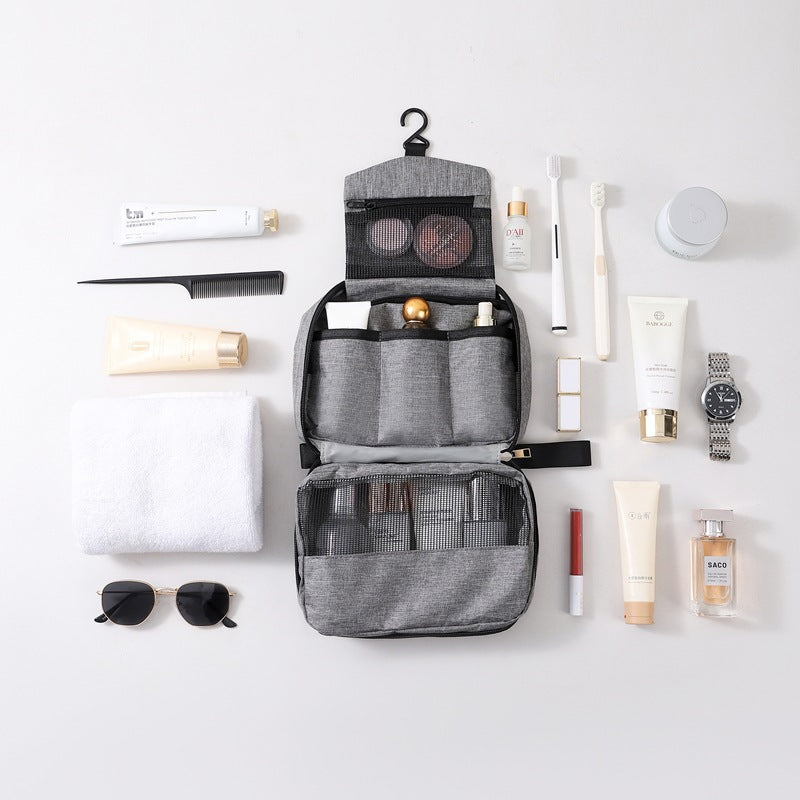 Travel Wet Dry Separation Toiletry Bag Portable Cosmetic Organizer for Men and Women