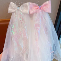 Girls' Princess Crown Veil Headpiece for Birthday Parties and Photo Shoots