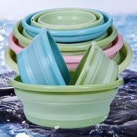 Foldable Fishing Bait Mixing Bowl