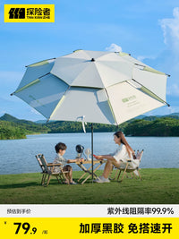 Explorer Black Glue Canopy Tent Outdoor Automatic Pop-Up Sunshade Rainproof Camping Shelter
