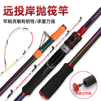 Carbon Fiber Raft Fishing Rod with Soft Tail Tip for Stream and Shore Fishing