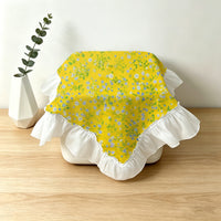 Floral Lace Dust Cover for Small Appliances and Furniture