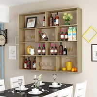 Minimalist Wall-Mounted Wine Rack for Home & Restaurant
