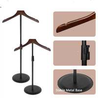 Adjustable Garment Display Rack for Retail Stores - T-Shirt & Coat Stand