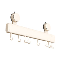 Suction Cup Kitchen Utensil Rack Wall Mounted Hanging Organizer for Spoons and Spatulas