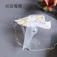 Acrylic Display Stand for Anime Badges and Collectibles, High Transparency Organizer Box