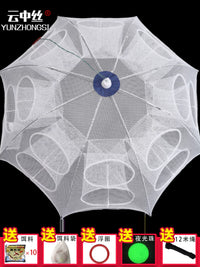 Automatic Foldable Fishing Net Trap for Eels, Shrimp, and Lobster