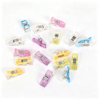 Plastic Sewing Clips for Fabric, Quilting, and Crafting - Assorted Colors