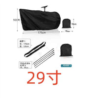 Portable Waterproof Bicycle Travel Bag for 26/27.5/29 inch Mountain Bikes