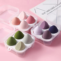 Soft Makeup Sponge Blender for Liquid, Cream, and Powder Cosmetics - Gourd, Teardrop, and Beveled Shapes