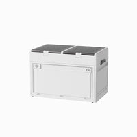 Foldable Outdoor Car Storage Box with Lid, Portable Camping Container for Fishing Gear, Home Dustproof Organizer