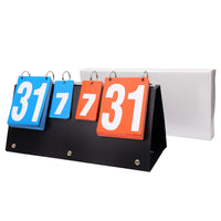 Portable Multi-Sport Scoreboard for Football Badminton - 4-Digit Foldable Plastic Scorer