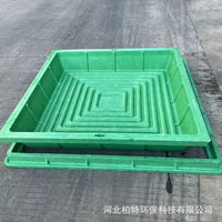 SMC Resin Recessed Planter Well Cover for Grassed Areas - Round & Square Invisible Manhole Cover