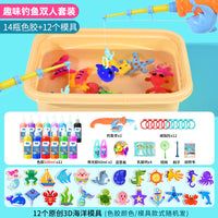 Magic Water Elf DIY Kit for Kids, Handmade Science Craft Set with Gel Molds and Solution