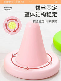 Unicorn Stool Sensory Training Equipment for Kids - Balance and Focus Exercise Single-Leg Stool with Ring Toss Toy