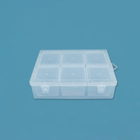 Clear PP Plastic Storage Box with Dividers for Fishing Tackle, Screws, Stationery, Hardware, and Electronic Components