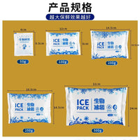 Reusable Water-Free Biological Ice Pack for Express Delivery and Food Preservation