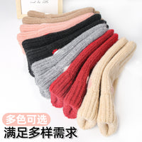 Women's Jacquard Knit Touchscreen Gloves, Double-Layer Warm Winter Christmas Style