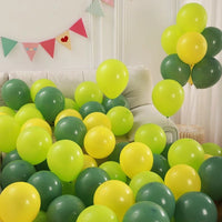 Green Forest Graduation Balloons for Kids - Thickened Non-toxic Retro Outdoor Spring Party Decoration