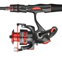 Carbon Fiber Lure Fishing Rod Set with Reel and Accessories, ML/M Power, Casting/Spinning